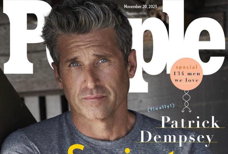 Patrick Dempsey in copertina