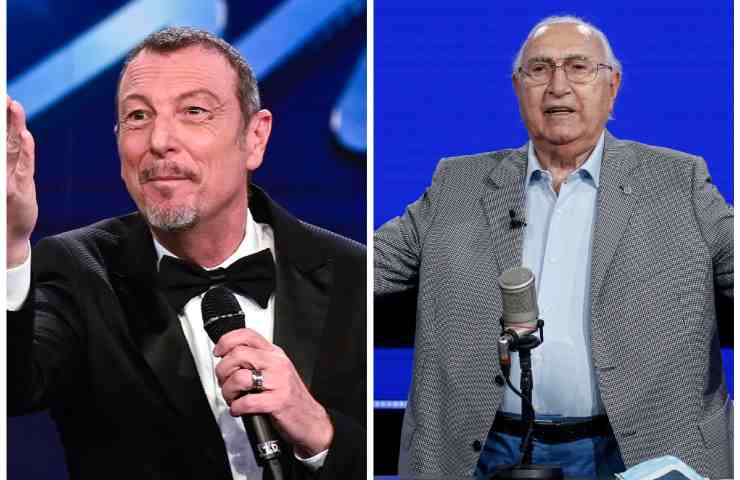 Amadeus e Pippo Baudo Sanremo