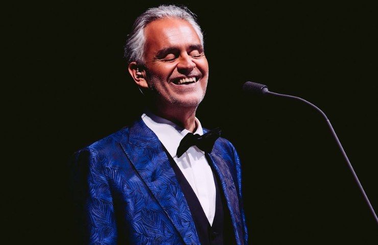 Andrea Bocelli sul palco