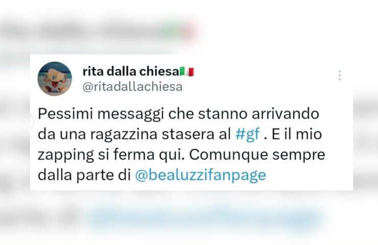 Commento Rita Dalla Chiesa