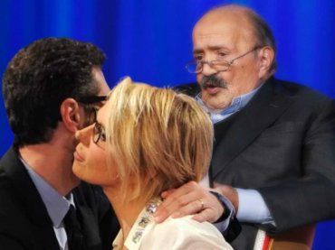 Maria De Filippi e Fabio Fazio, al Parioli per ricordare Maurizio Costanzo