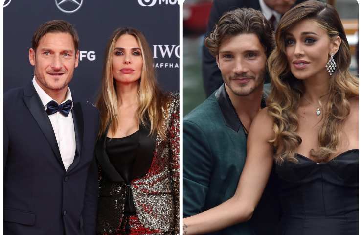 Ilary Blasi e Francesco Totti - Belen Rodriguez e Stefano De Martino