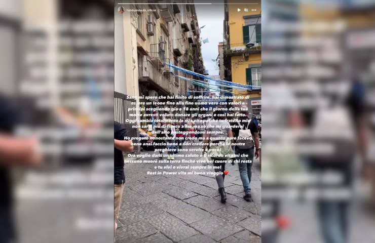 Storia fratello Adam instagram