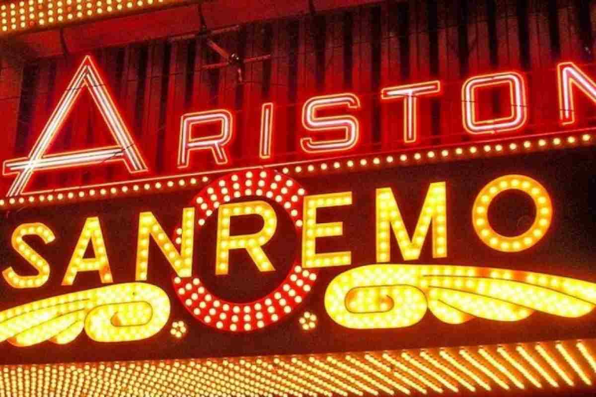 Sanremo, palco dell'Ariston