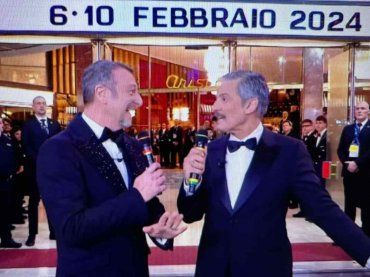 Sanremo, sul palco Amadeus non si è presentato: cosa è successo al presentatore