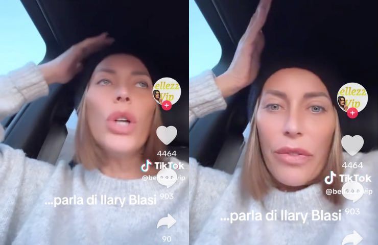 Karina Cascella critica Ilary Blasi