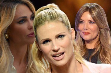 Michelle Hunziker riceve un regalo da Ilary Blasi e lancia una frecciatina alla Lucarelli in diretta