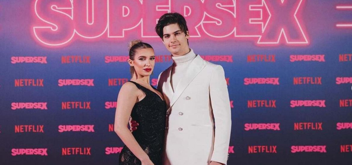 Lorenzo Tano e Lucrezia Lando alla prima della serie Netflix Supersex.