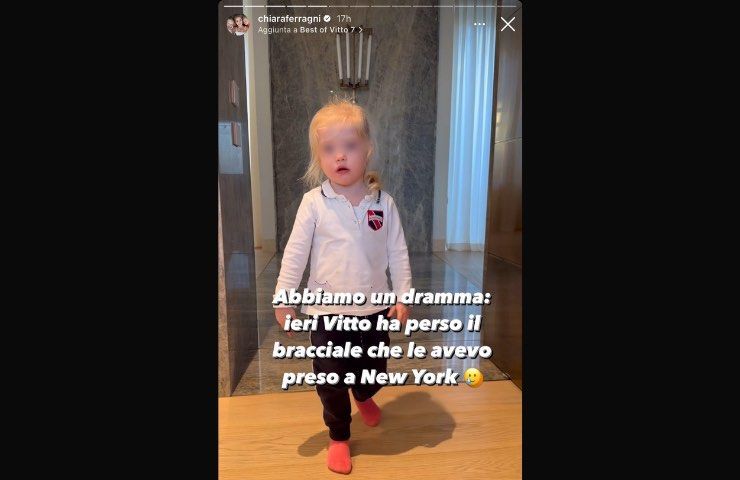 Vittoria Ferragni storis IG dramma