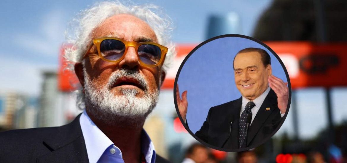 Flavio Briatore e Silvio Berlusconi.