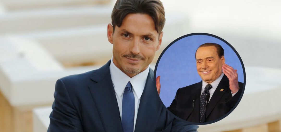 Pier Silvio Berlusconi. Nel cerchio: Silvio Berlusconi.