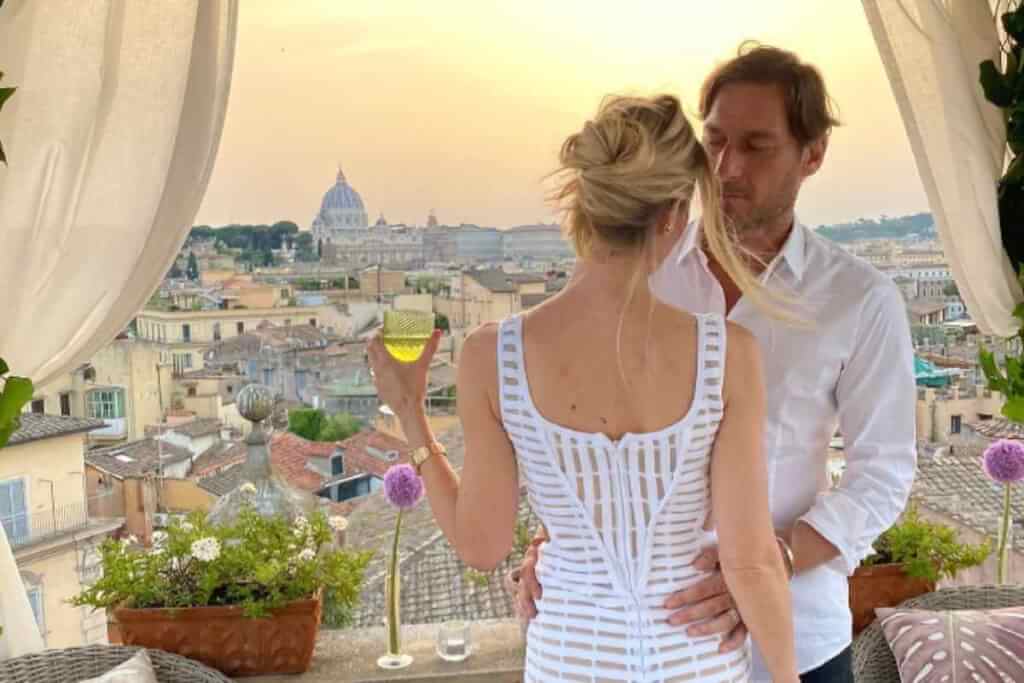 Francesco Totti e Ilary Blasi.