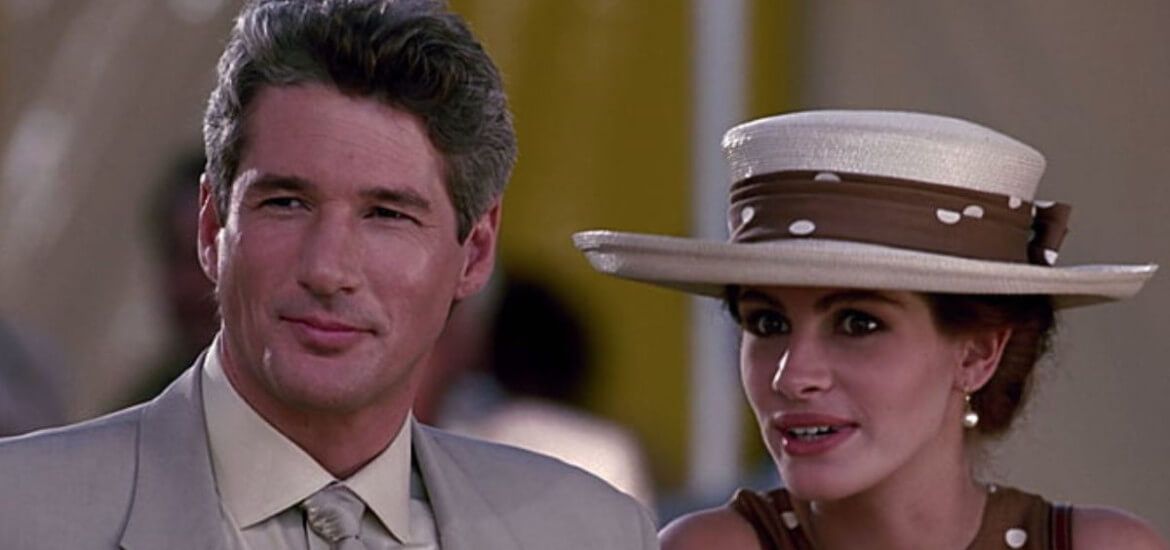 Julia Roberts e Richard Gere in Pretty Woman.