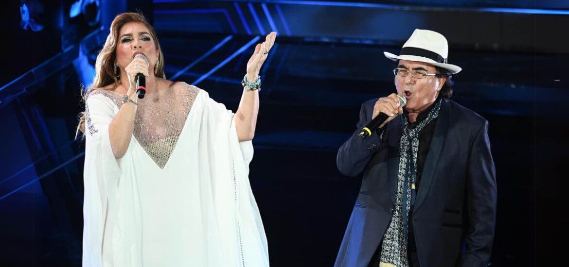 Romina Power e Al Bano George Clooney