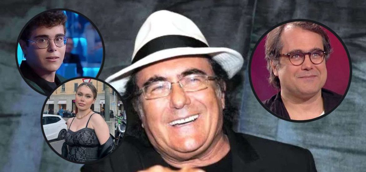 Al Bano e i figli Yari, Jasmine e Albano Jr.