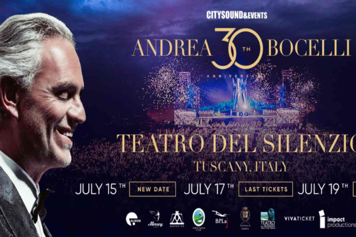 Locandina Andrea Bocelli 30: Celebration.