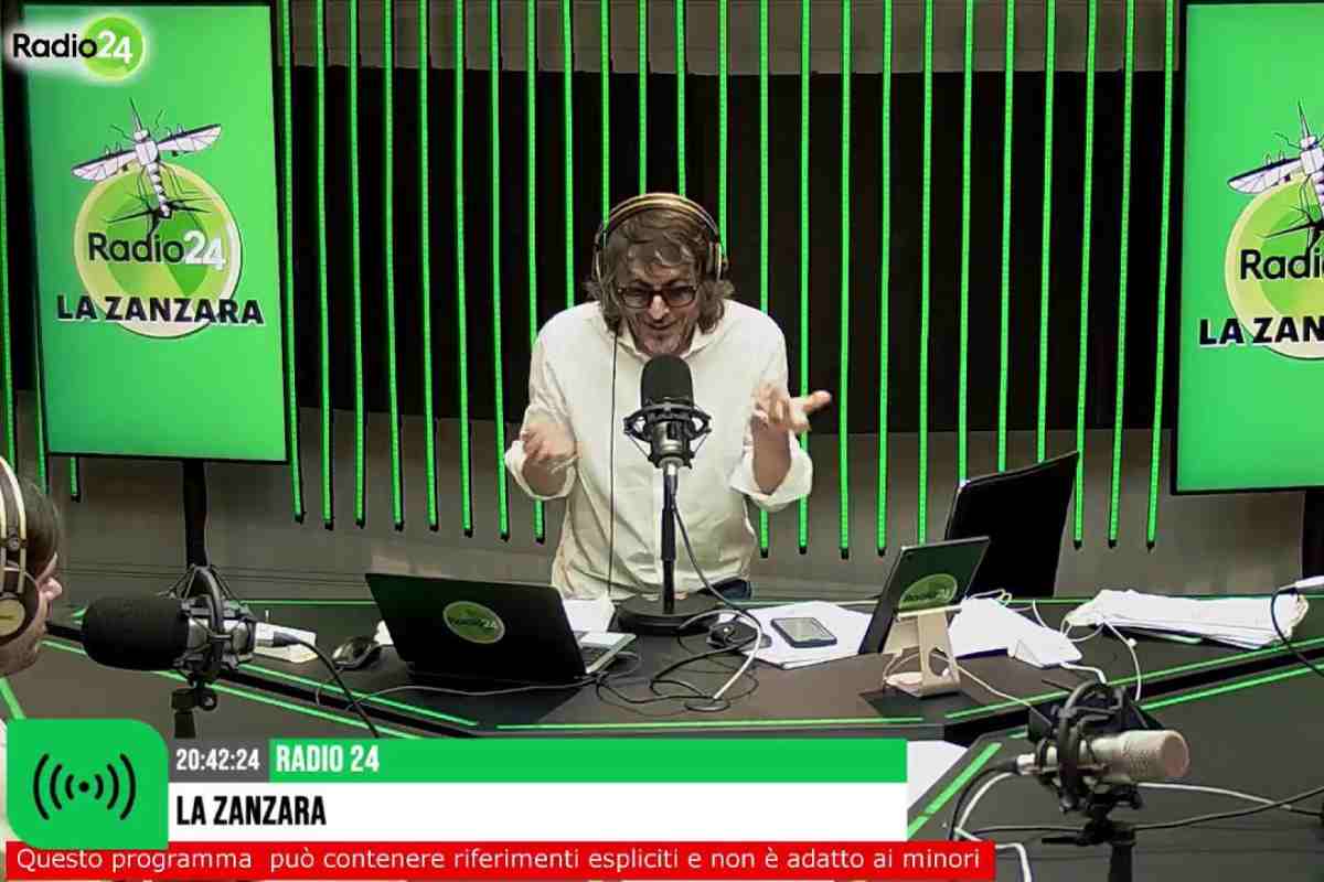 Giuseppe Cruciani a "La Zanzara" su Radio24.