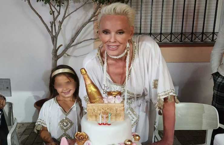 Brigitte Nielsen e la piccola Frida