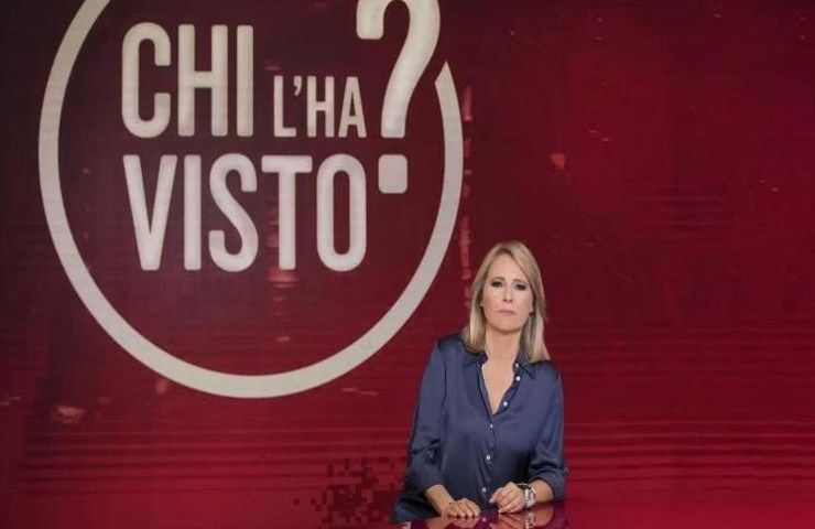 Federica Sciarelli a "Chi l'ha visto?".