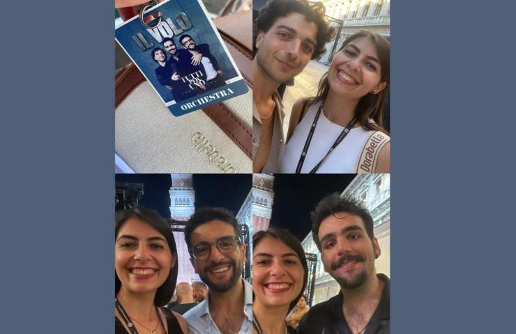 Erika Campisi con Il Volo