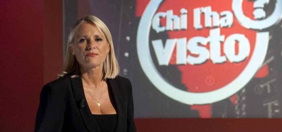 Federica Sciarelli a "Chi l'ha visto?".