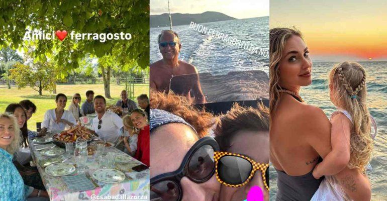 Il Ferragosto dei vip, da Antonella Clerici a Carlo Conti