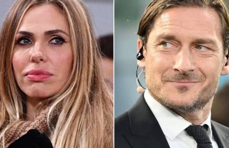 Ilary Blasi e Francesco Totti.