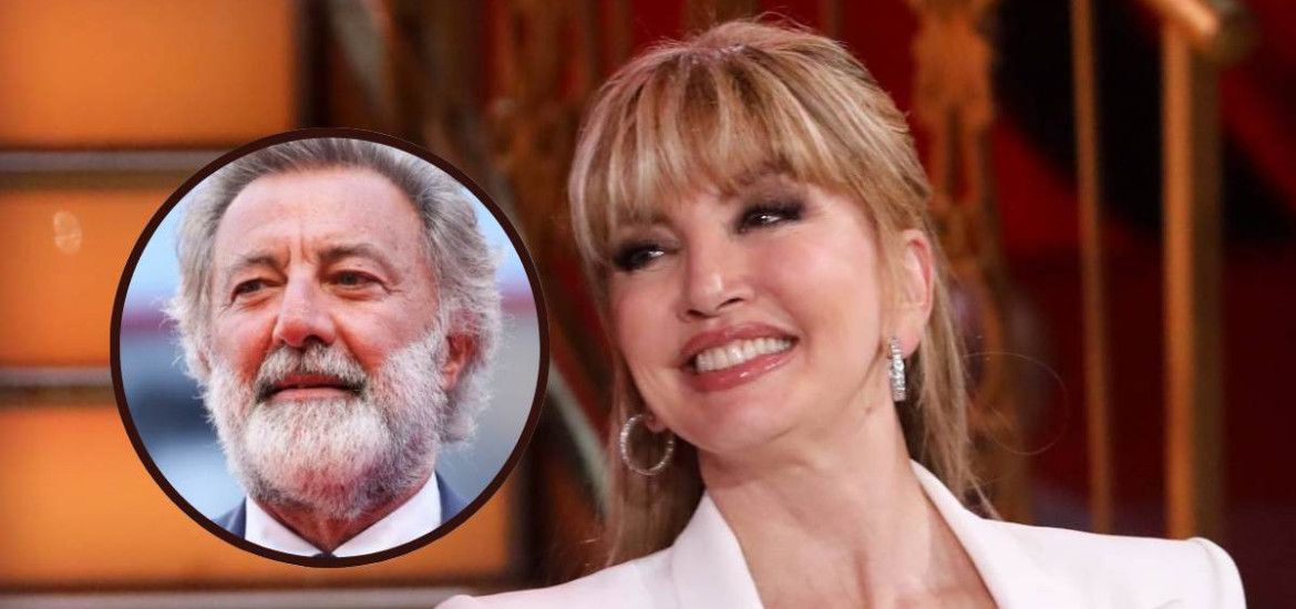 Milly Carlucci e Luca Barbareschi a Ballando con le Stelle.