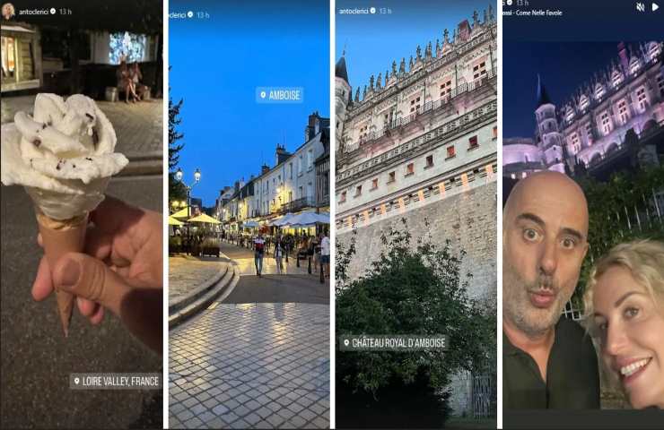 Storie IG di Antonella Clerici.