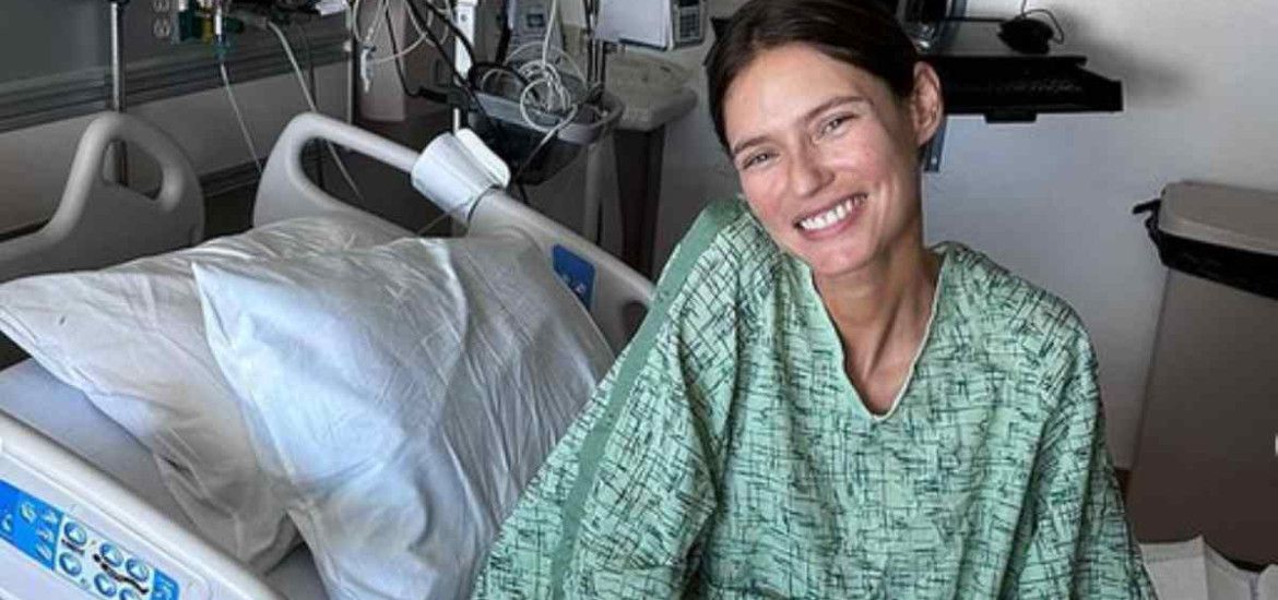 Bianca Balti in ospedale.