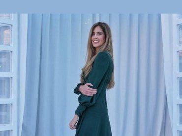 Francesca Ferragni e la nuova vita da influencer: in verde alla sfilata di Atelier Eme