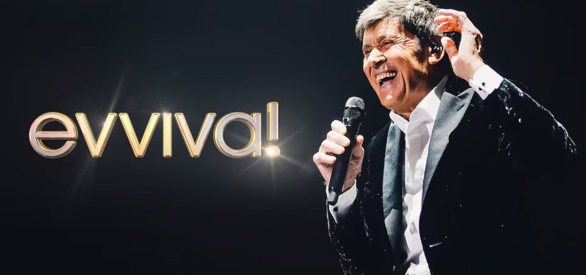 Locandina di "Evviva" con Gianni Morandi.