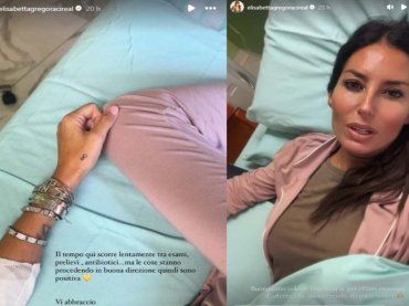 Il messaggio di Elisabetta Gregoraci direttamente dal letto d’ospedale