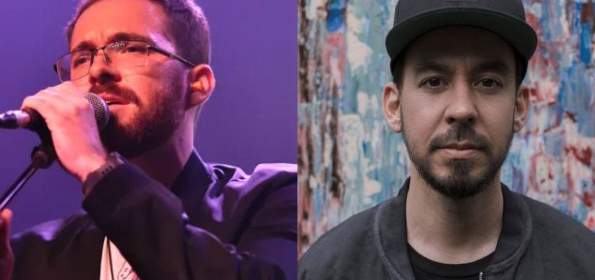 Jaime Bennington e Mike Shinoda.