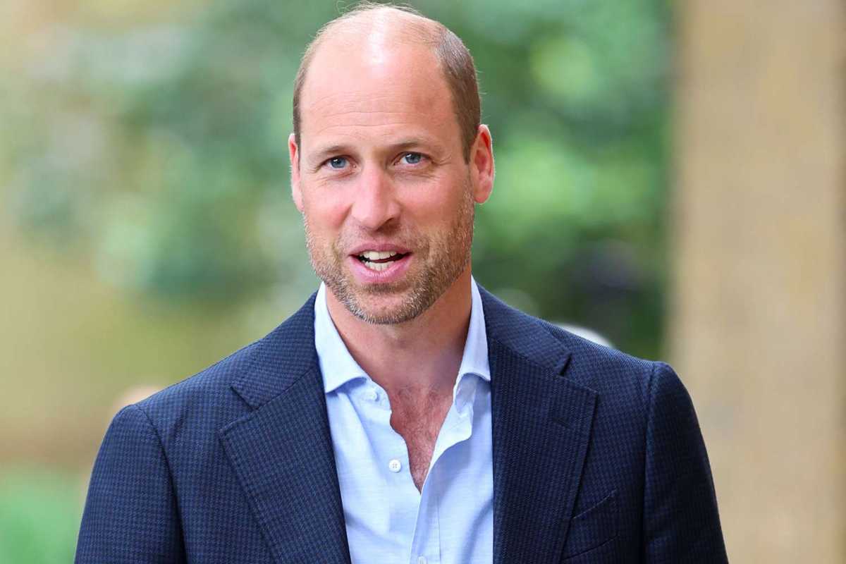 Il Principe William con la barba.