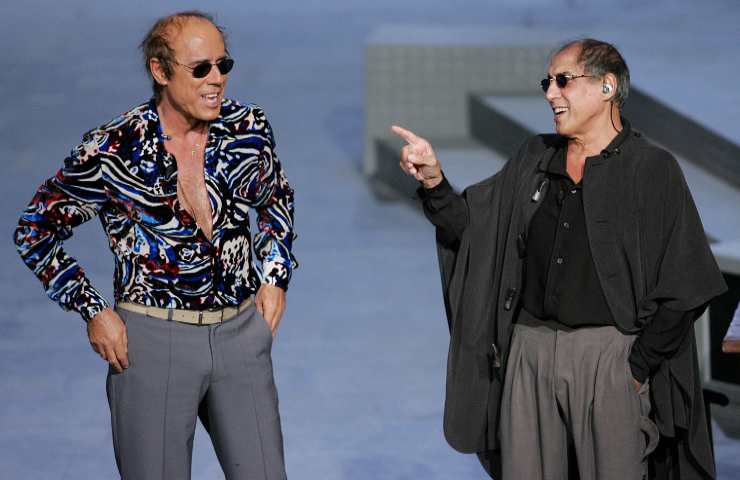 Teo Teocoli e Adriano Celentano