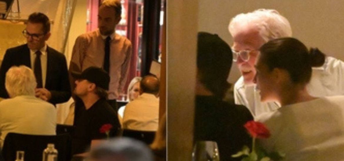 Leonardo Dicaprio e Vittoria Ceretti a cena a Roma.